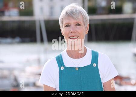 Jane Wymark besucht am 14. September 2019 eine Fotocall im Rahmen des 21. Festival of TV Fiction in La Rochelle, Frankreich. Foto von Aurore Marechal/ABACAPRESS.COM Stockfoto