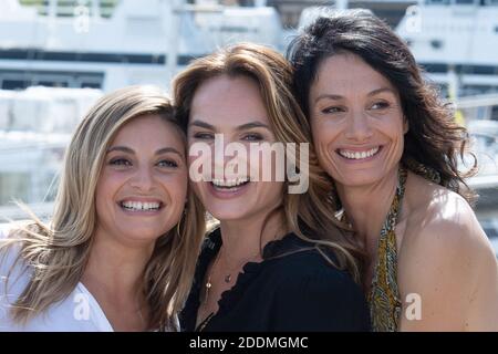 Naima Rodrigc, Marthe Fieschi, Jennifer Dubourg-Bracconi, Melanie Maudran und Maelle Mietton nehmen am 14. September 2019 am 21. Festival für TV-Fiction in La Rochelle, Frankreich, an einer Fotocall Teil. Foto von Aurore Marechal/ABACAPRESS.COM Stockfoto