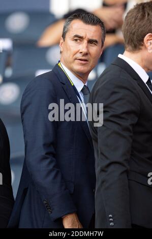 Marc Keller, Präsident des RC Strasbourg, nimmt am 14. September 2019 im Parc des Princes in Paris an der Ligue 1 zwischen Paris Saint-Germain (PSG) und RC Strasbourg Teil. Foto von David Niviere/ABACAPRESS.COM Stockfoto