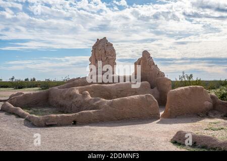 Casa Grande Ruins National Monument in Coolidge, Arizona Stockfoto