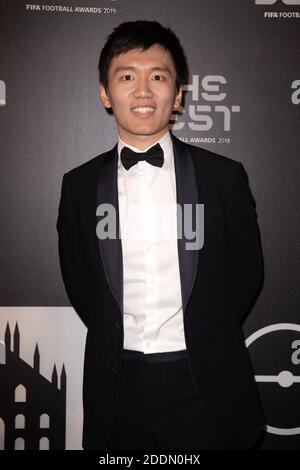 Präsident FC Internazionale Steven Zhang Kangyang nimmt am 23. September 2019 in Mailand, Italien, am grünen Teppich vor den Best FIFA Football Awards 2019 im Teatro Alla Scala Teil. Foto von David Niviere/ABACAPRESS.COM Stockfoto