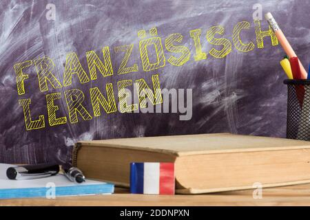 Französisch Sprachschule Stockfoto