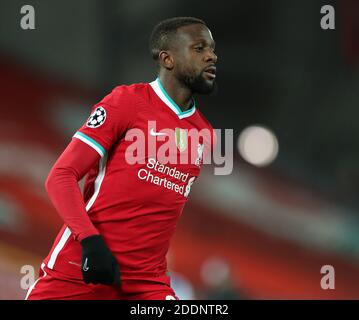 Anfield, Liverpool, Merseyside, Großbritannien. November 2020. UEFA Champions League Football, Liverpool versus Atalanta; Divock Origi of Liverpool Credit: Action Plus Sports/Alamy Live News Stockfoto