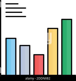 Diagramm Füllen Vektor-Symbol, das leicht geändert werden kann oder Bearbeiten Stock Vektor