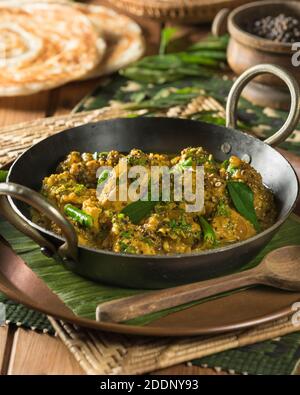 Andhra Pfeffer Huhn. Südindische Küche Stockfoto