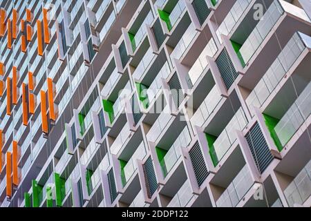 Eine neu gebaute Ferienwohnung in Nha Trang. Stockfoto