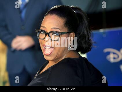 Oprah Winfrey nimmt an der Europa-Premiere von 'A Wrinkle in Time' im BFI IMAX am 13. März 2018 in London, England, Teil. Stockfoto