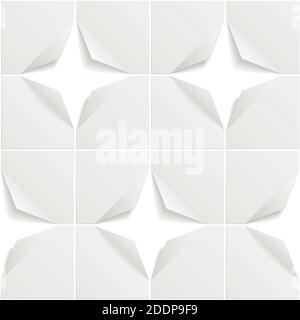 Abstrakte Textur, die den ausgeschnittenen Papierstil simuliert. Stock Vektor