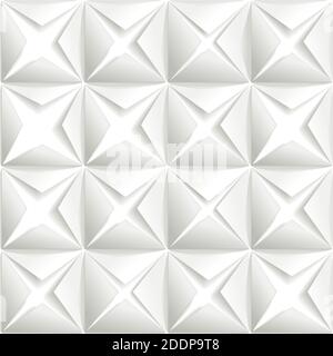 Abstrakte Textur, die den ausgeschnittenen Papierstil simuliert. Stock Vektor