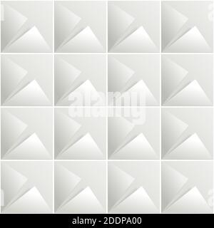 Abstrakte Textur, die den ausgeschnittenen Papierstil simuliert. Drehen Sie die Füllung um 45 Grad. Stock Vektor