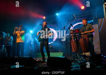 Smoove & Turrell beim 2016, OnBlackheath Music Festival Stockfoto