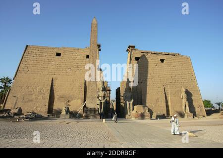 KARNAK TEMPEL IN ÄGYPTEN Stockfoto