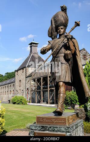 John Dewar & Sons, die bekanntesten Namen im Scotch Whisky, wurde in Perth, Schottland von John Dewar gegründet, der 1805 geboren wurde. Im Alter von 23 Jahren. Stockfoto