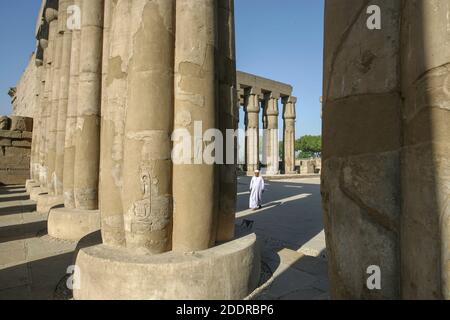 KARNAK TEMPEL IN ÄGYPTEN Stockfoto