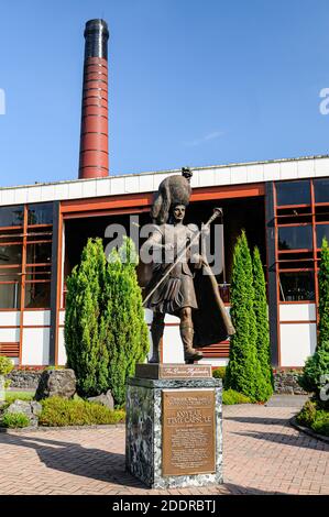 John Dewar & Sons, die bekanntesten Namen im Scotch Whisky, wurde in Perth, Schottland von John Dewar gegründet, der 1805 geboren wurde. Im Alter von 23 Jahren. Stockfoto