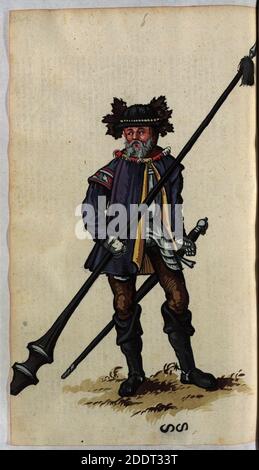 Kleider-Büch der regionalen Fürsten und Herzogen in Beyeren von Anno 1508-1566 CIM 105 07. Stockfoto