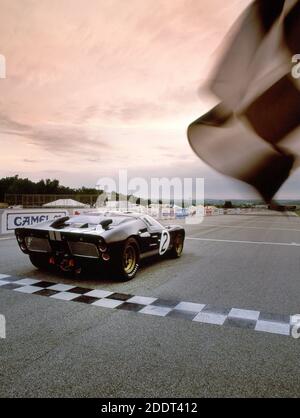 Ford GT40 MKII Gewinner des 1966-Stunden-Rennens von Le Mans 24. Stockfoto