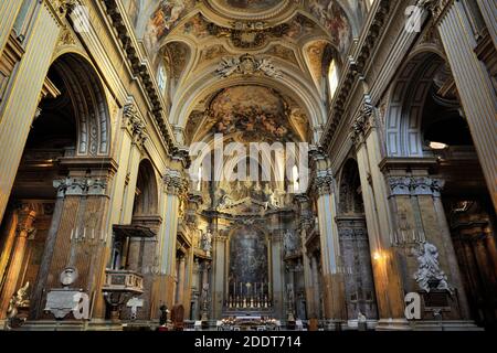 Italien, Rom, Basilica dei Santi Dodici Apostoli, Kirche der zwölf Heiligen Apostel Stockfoto