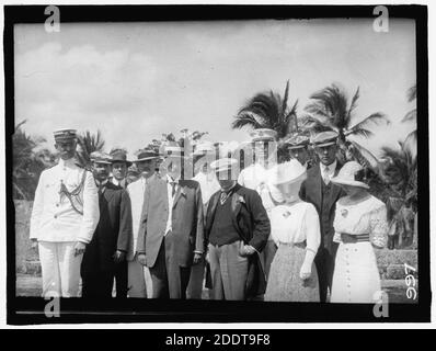 KNOX, PHILANDER C. BESUCH IN MITTELAMERIKA UND DER KARIBIK. KNOX IN SAN DOMINGO Stockfoto