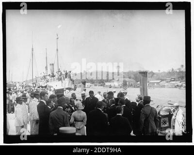 KNOX, PHILANDER C. BESUCH IN MITTELAMERIKA UND DER KARIBIK. KNOX IN SAN DOMINGO Stockfoto