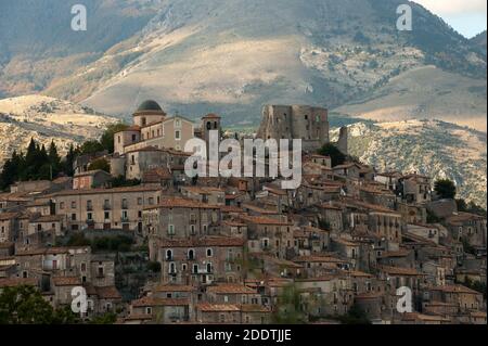 Morano Calabro ist in der Liste der 'Borghi più belli d’Italia Stockfoto