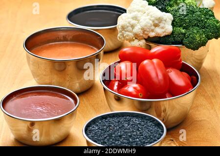 Raffinierte orientalische Gerichte Stockfoto