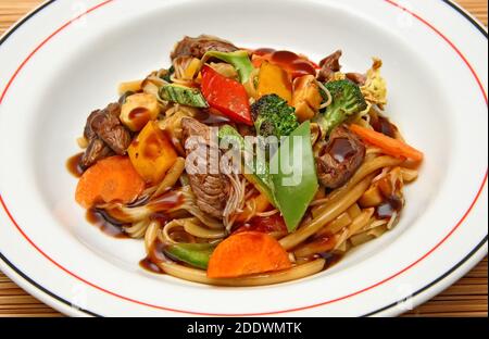 Raffinierte orientalische Gerichte Stockfoto