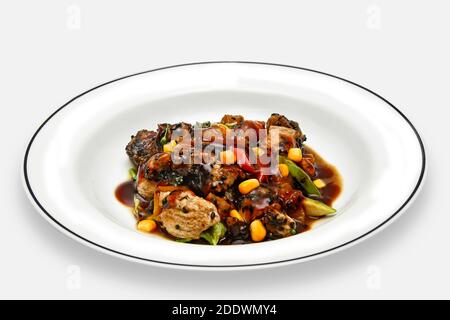 Raffinierte orientalische Gerichte Stockfoto