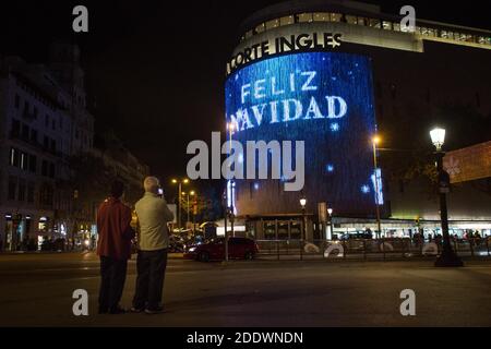 26. November 2020: Lichtakt der Weihnachtsbeleuchtung 2020 in Barcelona Credit: Thiago Prudencio/DAX/ZUMA Wire/Alamy Live News Stockfoto