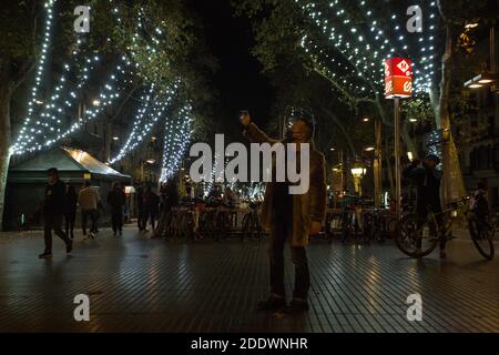 26. November 2020: Lichtakt der Weihnachtsbeleuchtung 2020 in Barcelona Credit: Thiago Prudencio/DAX/ZUMA Wire/Alamy Live News Stockfoto