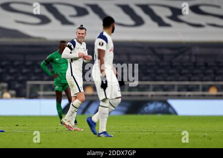 LONDON, ENGLAND. 26. NOVEMBER Tottenham Stürmer Gareth Bale beim UEFA Europa League Group J Spiel zwischen Tottenham Hotspur und PFC Ludogorets Razgrad im Tottenham Hotspur Stadium, London am Donnerstag, 26. November 2020. (Kredit: Jon Bromley, Mi News) Kredit: MI Nachrichten & Sport /Alamy Live Nachrichten Stockfoto