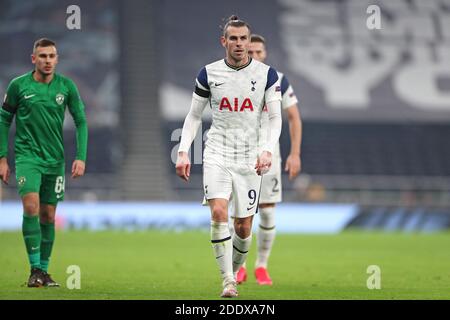 LONDON, ENGLAND. 26. NOVEMBER Tottenham Stürmer Gareth Bale beim UEFA Europa League Group J Spiel zwischen Tottenham Hotspur und PFC Ludogorets Razgrad im Tottenham Hotspur Stadium, London am Donnerstag, 26. November 2020. (Kredit: Jon Bromley, Mi News) Kredit: MI Nachrichten & Sport /Alamy Live Nachrichten Stockfoto