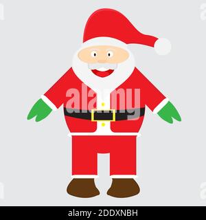 Santa Clause Grafik Design Vektor ilustration Stock Vektor