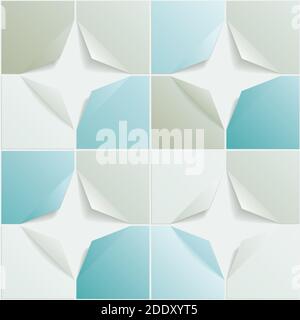 Abstrakte Textur, die den ausgeschnittenen Papierstil simuliert. Stock Vektor