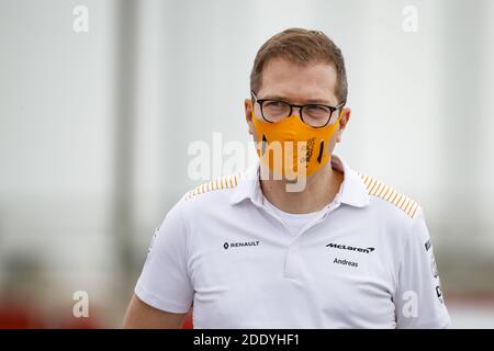 Sakhir, Bahrain. November 2020. SEIDL Andreas, Teamchef von McLaren F1, Portrait während des Formel 1 Gulf Air Bahrain Grand Prix 2020, vom 27. Bis 29. November 2020 auf dem Bahrain International Circuit, in Sakhir, Bahrain - Foto Florent Gooden / DPPI / LM Credit: Gruppo Editoriale LiveMedia/Alamy Live News Stockfoto