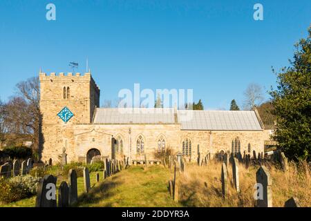 Die Kirche des Apostels Thomas in Stanhope, Co. Durham, England, Großbritannien Stockfoto