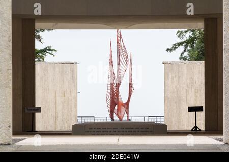 Das Pacific war Memorial Museum in Corregidor Island, Philippinen Stockfoto