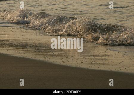 Ruhige Strände erinnern Sie haben die besten Sommerferien Stockfoto
