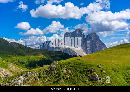 Monte Pelmo, Zoldo Dolomiten Stockfoto
