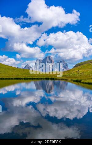 Monte Pelmo, Zoldo Dolomiten Stockfoto