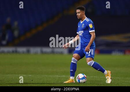 Keanan Bennetts of Ipswich Town - Ipswich Town V Hull City, Sky Bet League One, Portman Road, Ipswich, UK - 24. November 2020 nur zur redaktionellen Verwendung - es gelten die DataCo-Einschränkungen Stockfoto