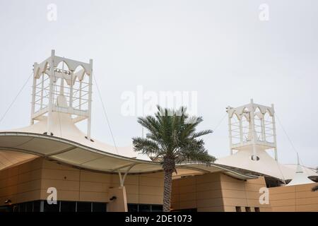 Sakhir, Bahrain. 27. Nov, 2020. Paddock während des Formel 1 Gulf Air Bahrain Grand Prix 2020, vom 27. Bis 29. November 2020 auf dem Bahrain International Circuit, in Sakhir, Bahrain - Foto Antonin Vincent/DPPI/LM Credit: Gruppo Editoriale LiveMedia/Alamy Live News Stockfoto