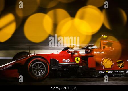 Sakhir, Bahrain. November 2020. LECLERC Charles (mco), Scuderia Ferrari SF1000, Aktion während des Formel 1 Gulf Air Bahrain Grand Prix 2020, vom 27. Bis 29. November 2020 auf dem Bahrain International Circuit, in Sakhir, Bahrain - Foto Florent Gooden/DPPI/LM Credit: Gruppo Editoriale LiveMedia/Alamy Live News Stockfoto