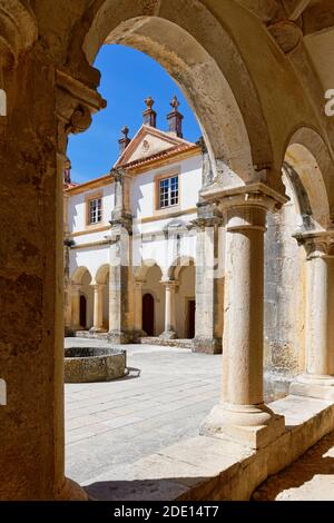 Micha Kloster, Hof, Schloss und Kloster des Ordens Christi (Convento do Cristo), UNESCO, Tomar, Santarem Bezirk, Portugal Stockfoto