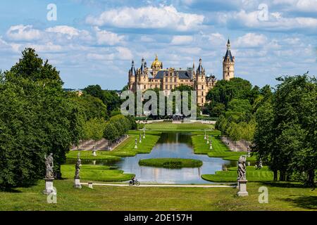 Schwerin Schloss, Schwerin, Mecklenburg-Vorpommern, Deutschland, Europa Stockfoto