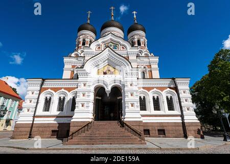 Alexander-Nevsky-Kathedrale, Oberstadt, UNESCO-Weltkulturerbe, Tallinn, Estland, Europa Stockfoto