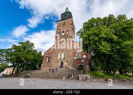 Turku Kathedrale, Turku, Finnland, Europa Stockfoto