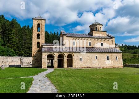 Kloster Sopocani, UNESCO-Weltkulturerbe, Novi Pazar, Serbien, Europa Stockfoto