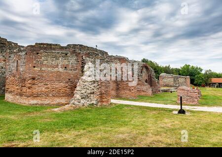 Alte römische Ruinen von Gamzigrad, UNESCO-Weltkulturerbe, Serbien, Europa Stockfoto