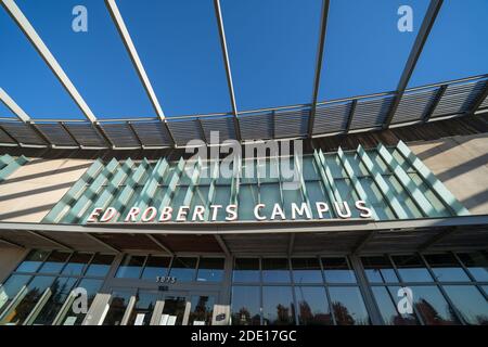 Blick Um Ed Roberts Campus Berkeley Stockfoto